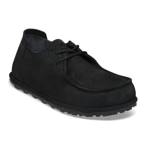 Utti Lace Suede Leather – Solid Black