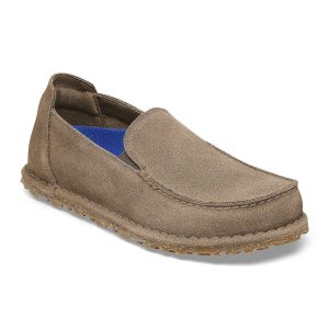 Utti Low Slip On Suede Leather – Gray Taupe