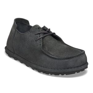 Utti Lace Suede Leather – Charcoal