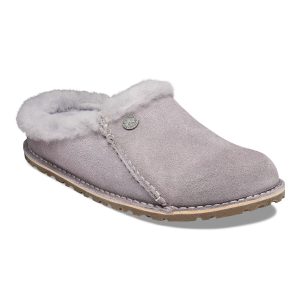 Zermatt Premium Shearling Suede Leather – Lavender Sky